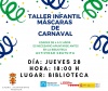TALLER INFANTIL MÁSCARAS DE CARNAVAL