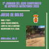 TORNEO DE JUEGO DE BOLOS