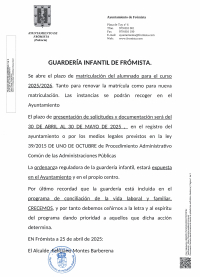 GUARDERÍA INFANTIL DE FRÓMISTA