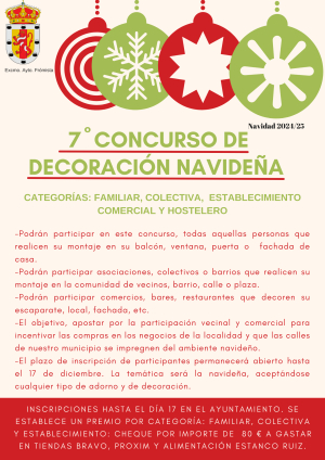 7º CONCURSO DECORACIÓN NAVIDEÑA