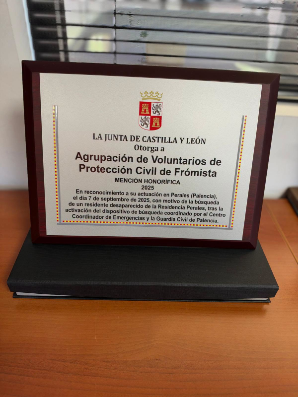 RECONOCIMIENTO A PROTECCI&Oacute;N CIVIL DE FR&Oacute;MISTA