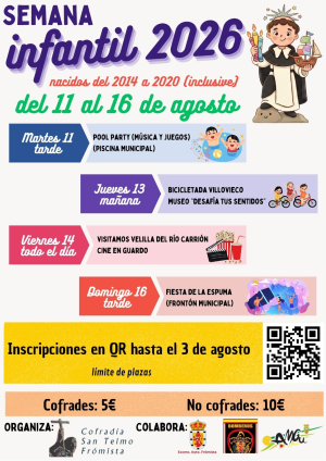 SEMANA INFATIL COFRAD&Iacute;A 2026