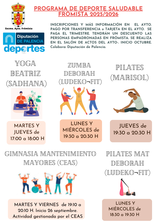 PROGRAMA DE DEPORTE SALUDABLE OTOÑO E INVIERNO