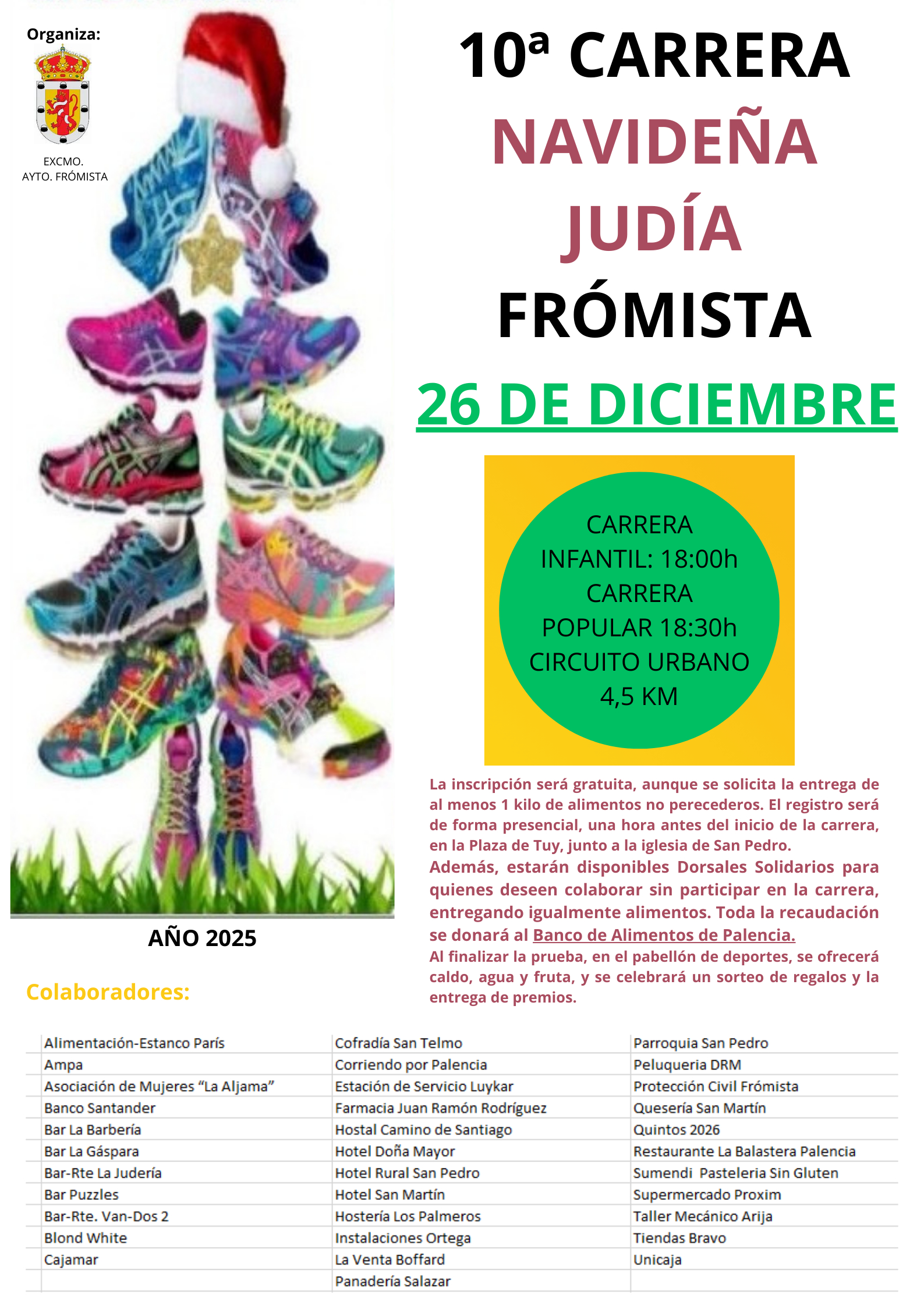 10ª CARRERA NAVIDEÑA JUDÍA FRÓMISTA